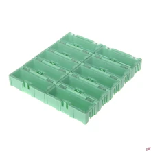 Мини SMD SMT электронная коробка IC электронные компоненты чехол для хранения 75x31,5x21,5 мм