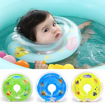 

Swim Neck Ring Swiming Pool Baby Inflatable Float Ring Safety Infant Baby Neck Float Circle Bathing Accesorios