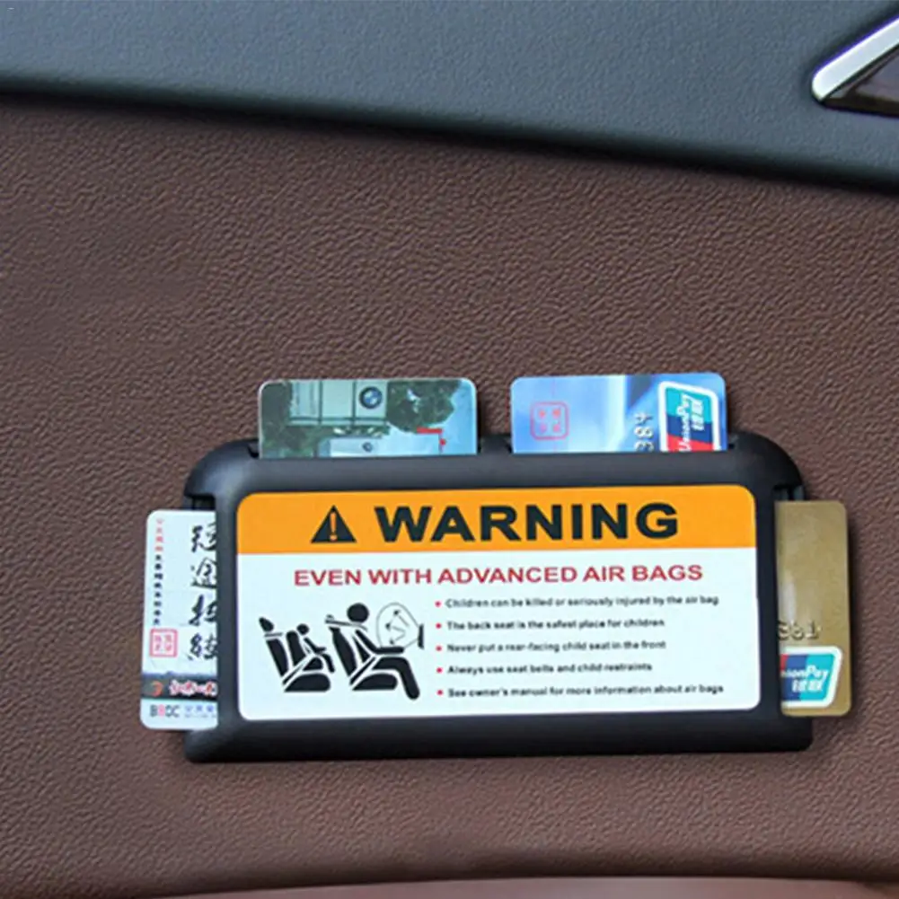 Автомобильный-Стайлинг авто солнцезащитный козырек органайзер для номер телефона при временной парковке клип высокоскоростной держатель карточки IC укладка
