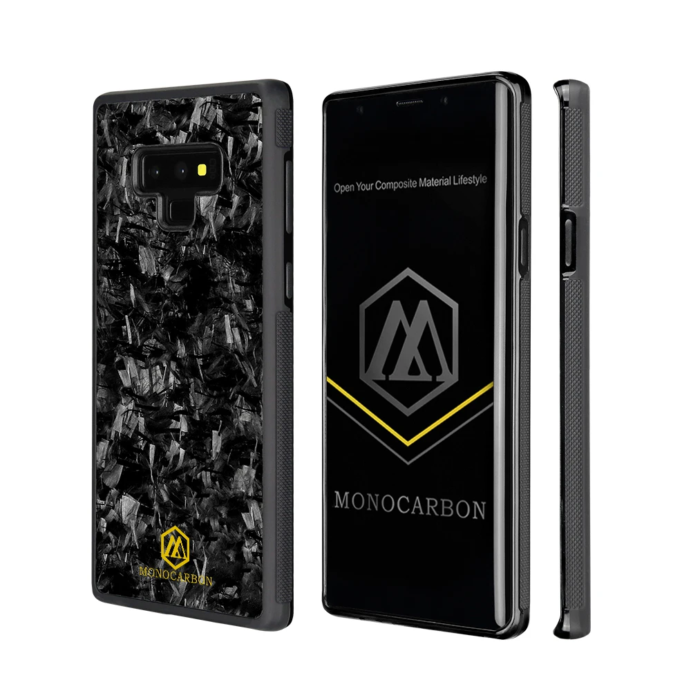 Чехол из углеродного волокна для Samsung Galaxy Note 8 9 нескользящий | Мобильные телефоны