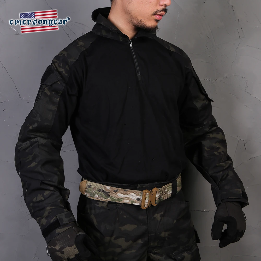 Online Emersongear Blue Label G3 Kampf Tactical Hemd w Ellenbogen Pads Herren BDU Sport Slim Fit Military Armee Duty Tops Echte multicam