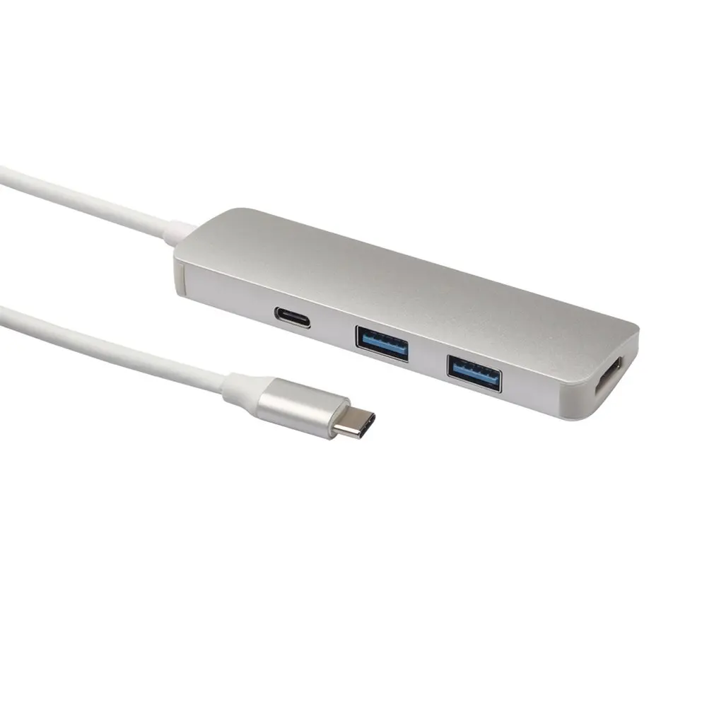 4/5 в 1 usb-хаб USB 3,0 адаптер конвертер HDMI 4K type-C с PD быстрой зарядки USBC подключен для Pro huawei Matebook