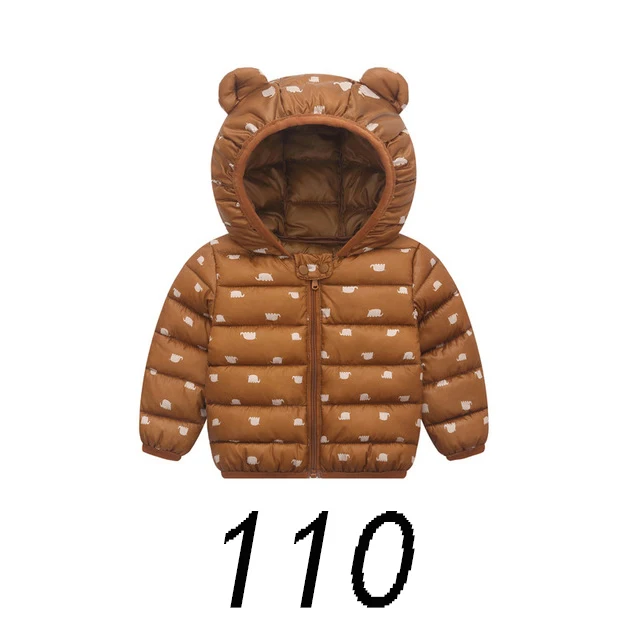 Medoboo Baby Winter Warm Coat Girls Boys Child Jacket Baby Clothes Newborns Coveralls Snowsuit Hooded Jacket Coat Tops Outerwear - Цвет: ME0201-Y110