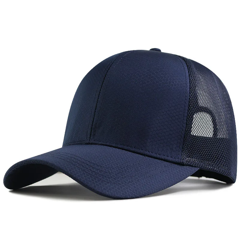 Summer Outdoors Cool Big Head Man Large Size Mesh Baseball Hats Male Outdoors Plus Size Sport Caps 60-68cm