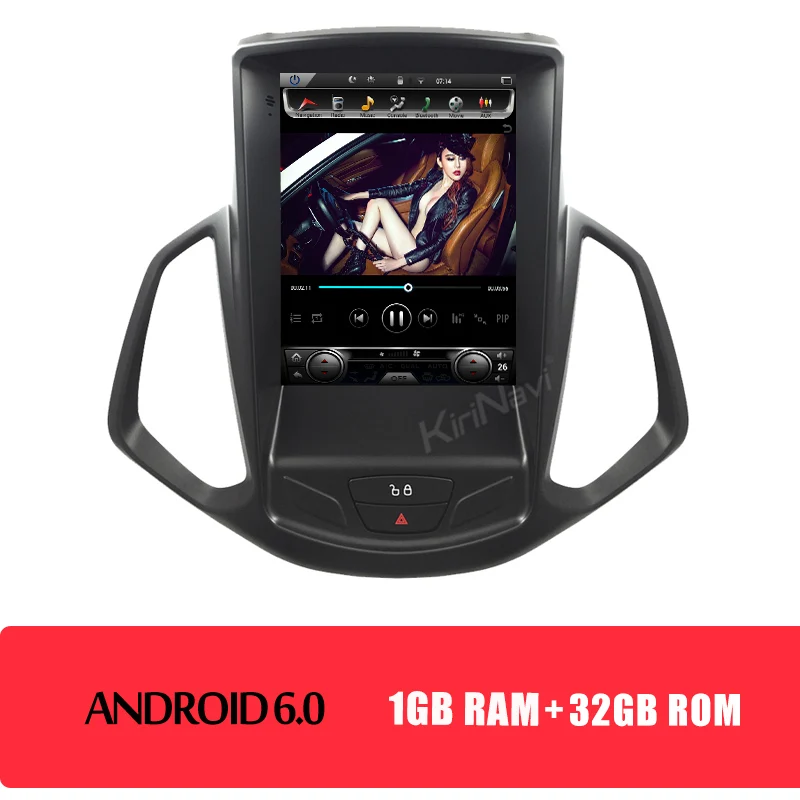 KiriNavi вертикальный экран Tesla стиль 10,4 ''Android 8,1 автомобильный Dvd мультимедийный плеер для Ford Ecosport радио Automotivo 2013 - Цвет: Android Car Radio