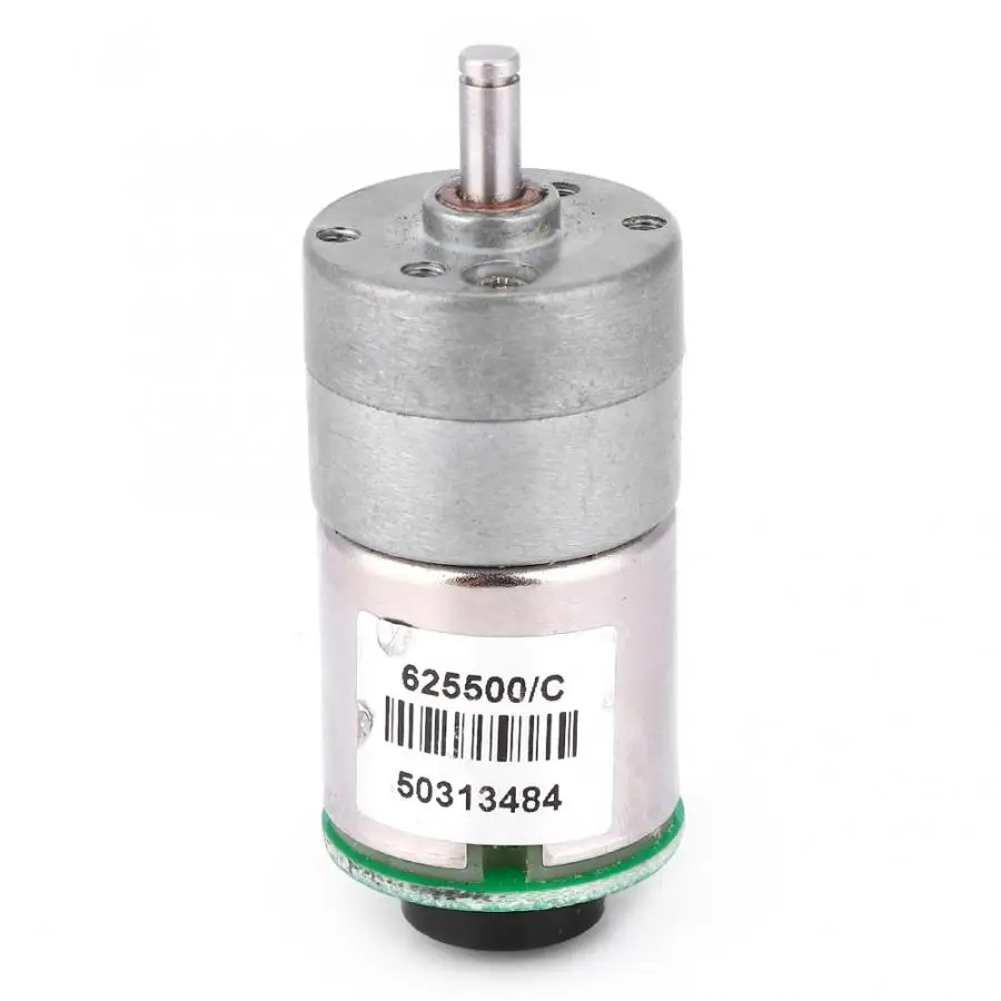 DC 6-12V 32-64RPM 1:110 коэффициент уменьшения полностью металлический мотор-редуктор с кодером 50mA малый объем