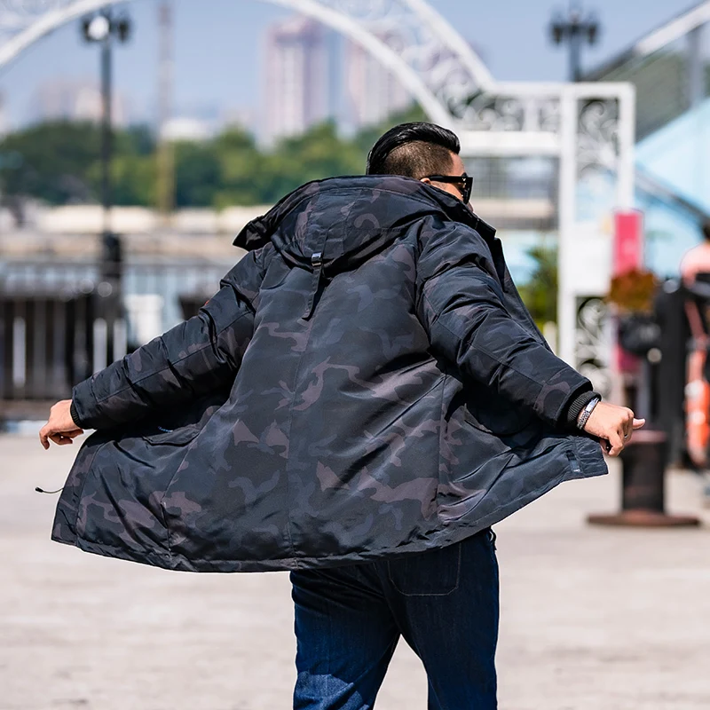Большие размеры 10XL 8XL 6XL 5XL 4XL мужская зимняя куртка брендовая одежда Толстая теплая простая длинная Парка мужская Качественная мужская зимняя куртка