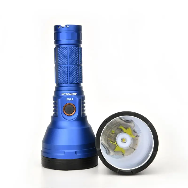  Astrolux FT03 SST40-W 2400lm 875m Type-C Rechargeable LED Flashlight Black Tactical Ring Lamp 18650 - 4000307588078