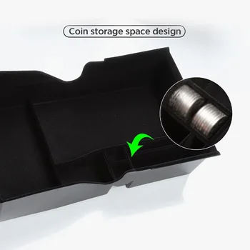 

Center Storage Box Object Collision Noise Multi-layer Design For Tesla Model 3 Accessories Stowing Tidying