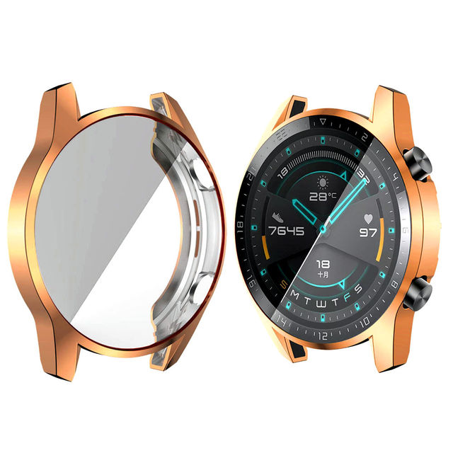 cover Case for HUAWEI watch GT 2 46mm strap band soft Plated All-Around Screen Protector bumper huawei Watch 2 pro/GT2 46 mm