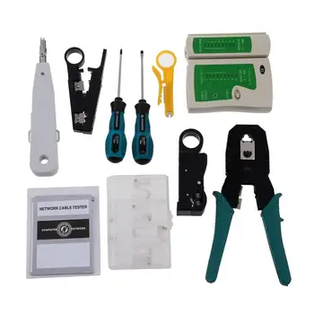 

11 in 1 Professional Network Computer Maintenance Repair Tool Kit Toolbox