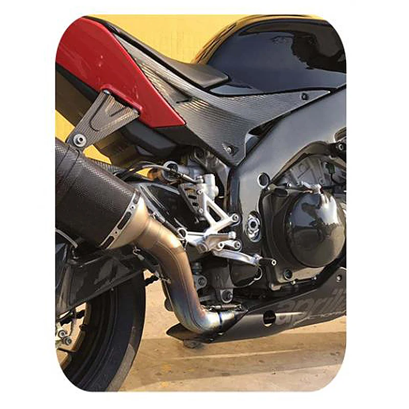 Аксессуары для мотоциклов escape moto для Aprilia RSV4 2012 2013 moto rcycle Нержавеющая сталь выхлопная средняя труба звено