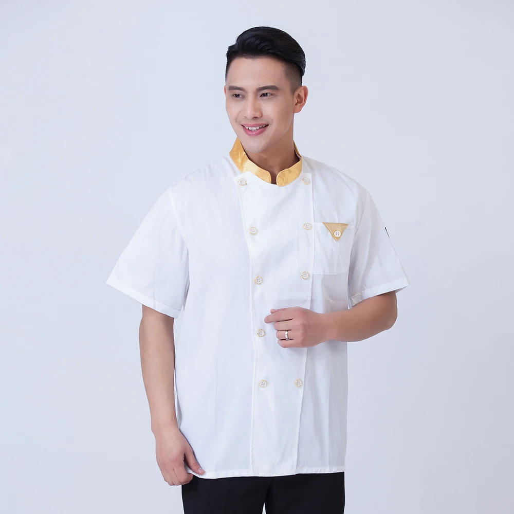 Unisex Chef restaurant uniform bakery Baked goods Hotel uniform housewife Dessert shop Workbench Sushi coffee shop Chef shirts