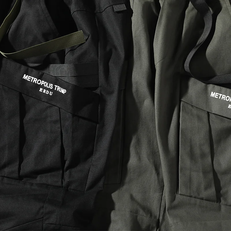 HISTREX 100 хлопок Лоскутные Карманы Мужские штаны Techwear Классический Пот 3XL 4XL трек популярные брюки боковые карманы KW2XA