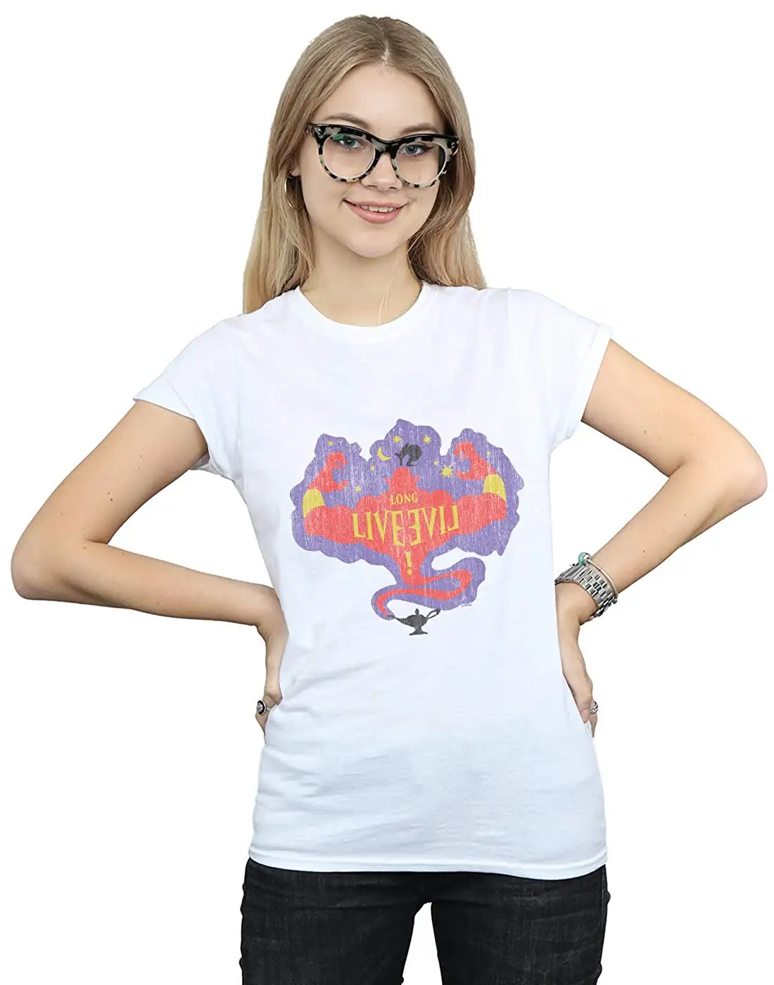 

The Descendants Genie Long Live T-Shirt Adult Summer Streewear Size:S-3Xl