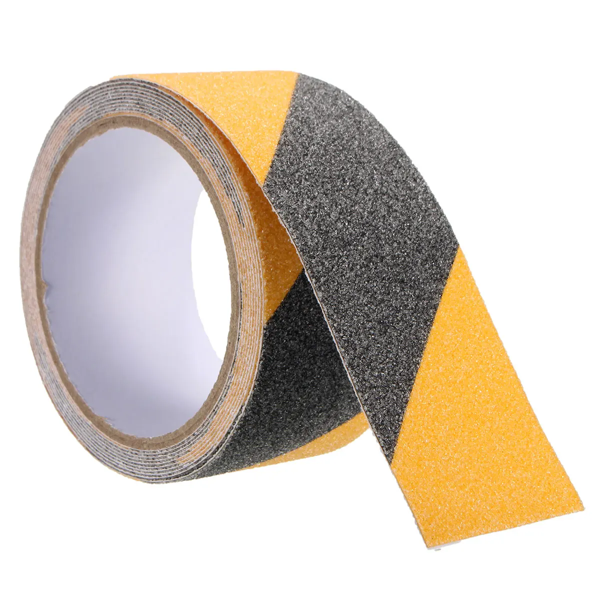 black and yellow Нескользящий предохранительный Захват Ленты Сильный клей безопасности Тяговая лента сигнальная лента из ПВХ пол Лестницы противоскользящие домашние/наружные наклейки - Цвет: black and yellow