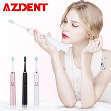 Новая умная электрическая зубная щетка перезаряжаемая usb зарядка звуковая зубная щетка для взрослых путешествия черно-белое отбеливание зубов водонепроницаемый