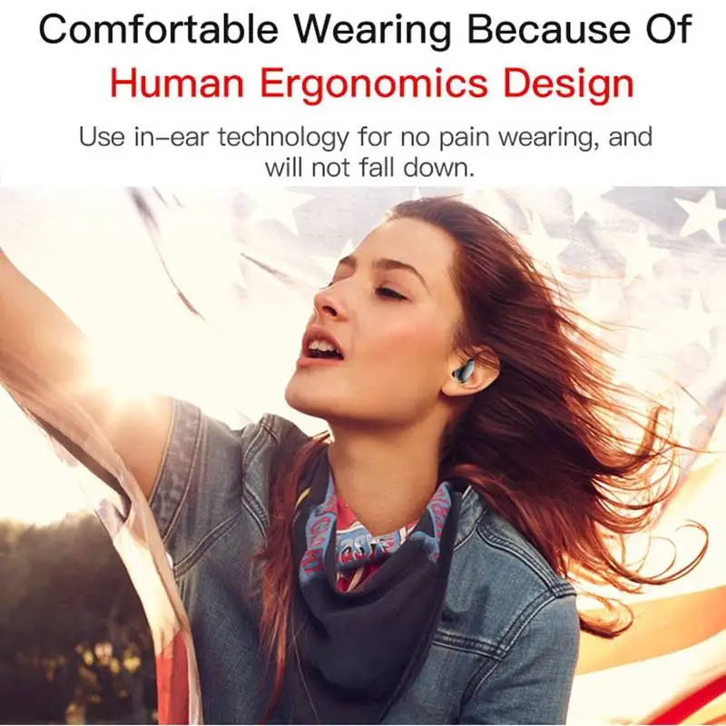 LEORY T12 беспроводные bluetooth наушники стерео глубокий бас звук музыка наушники CVC шумоподавление Кнопка гарнитура с HD микрофоном