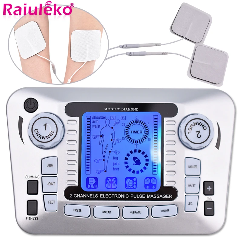 Electrical Nerve Relax Muscle Stimulator Acupuncture Fat Burner Pain Relief Electronic Pulse Massager Tens EMS Slimming Machine muscle stimulator
