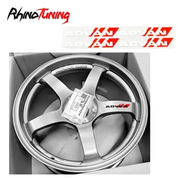 

ADVAN Car Wheel Rim Sticker Decoration Auto Styling Decal For Advan Wheels RS-2 RG-D RS-D
