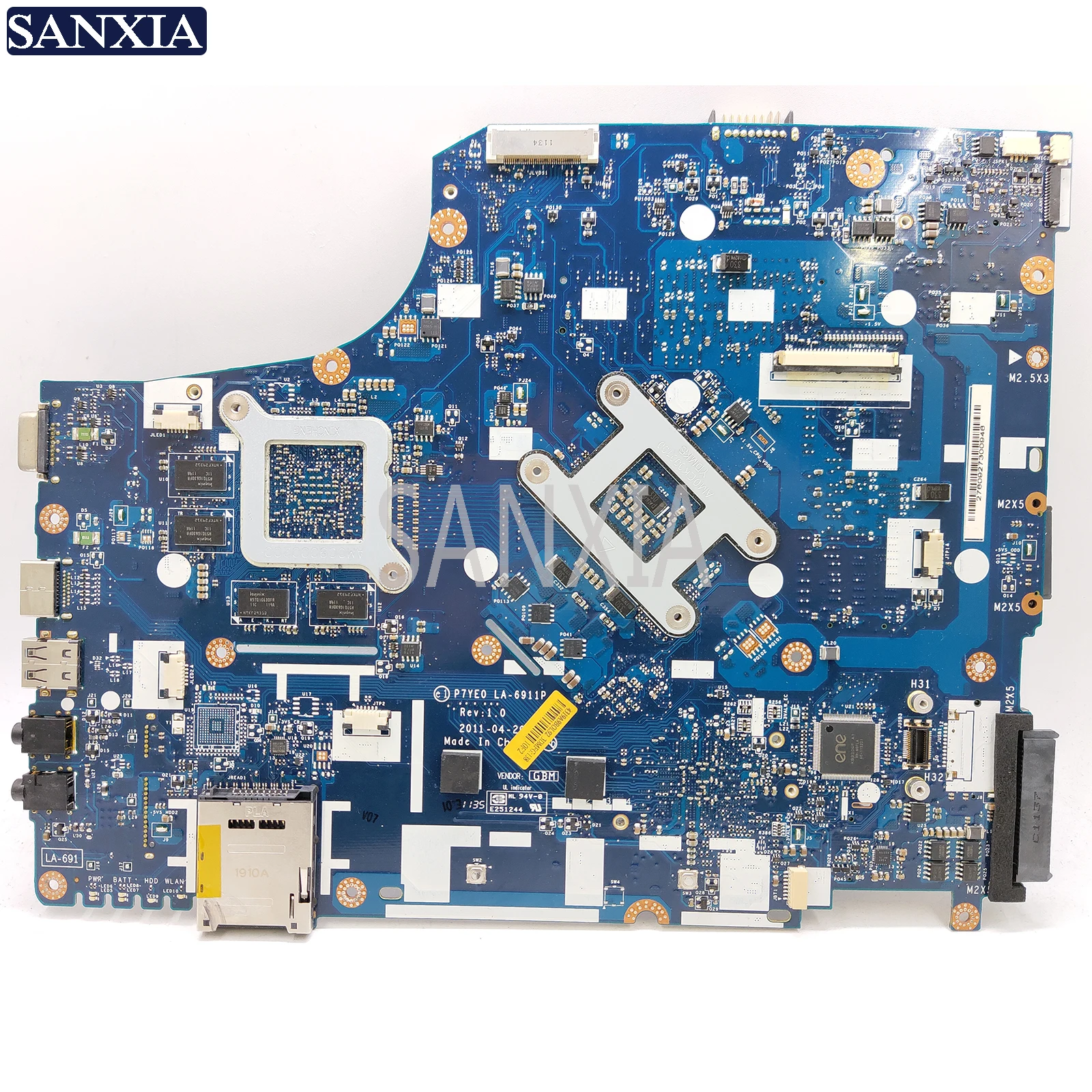 KEFU LA-6911P материнская плата для ноутбука acer 7750G оригинальная материнская плата с поддержкой I7 с видеокартой