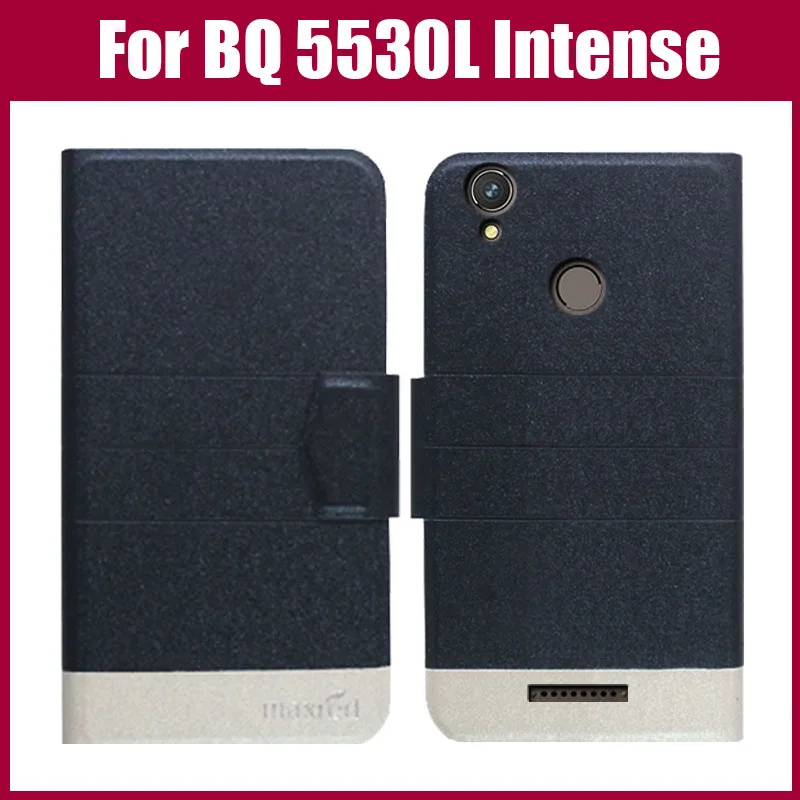 

Hot Sale! BQ 5530L Intense Case 5 Colors Flip Ultra-thin Fashion Colorful Leather Phone Protective Case Cover