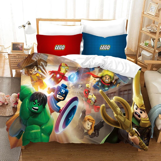 Housse Couette Marvel - Set De Literie - AliExpress