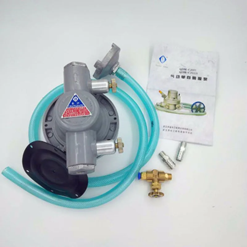 

QDM-CJ601S Wuhan Changjiang pneumatic one-way diaphragm pump carton packaging printing aluminum alloy water ink pump