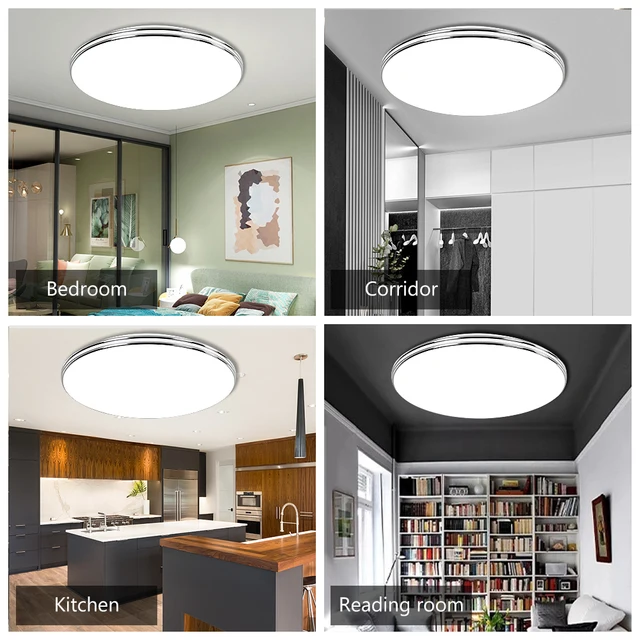 LED Ceiling Light 72W 36W 24W 18W 12W Down Light Surface Mount Panel Lamp LED Lights Lighting e607d9e6b78b13fd6f4f82: 12W Gold|12W Silver|18W Gold|18W Silver|24W Gold|24W Silver|36W Gold|36W Silver|72W Dimmable Gold|72W Dimmable Silver