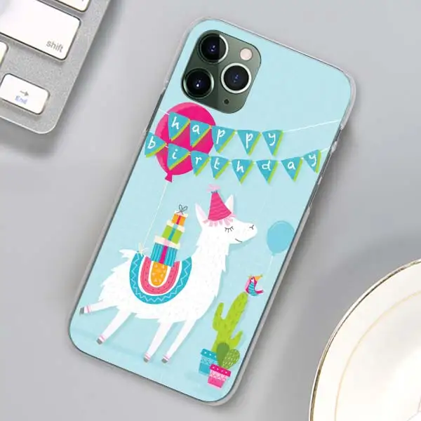 Милые чехлы для телефонов с рисунком ламы и альпаки для Apple iPhone 11 Pro Max X XR XS MAX чехол для iPhone 6 6s 7 8 Plus 5 5S SE - Цвет: H05