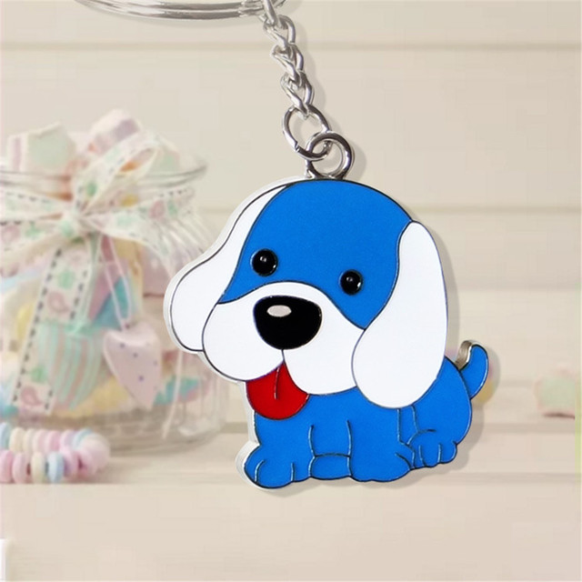 Cartoon Cute Dog Owl Butterfly Basketball Jersey Keychain Couple Car Key Chain Backpack Hanging Symbolize Love Keyring