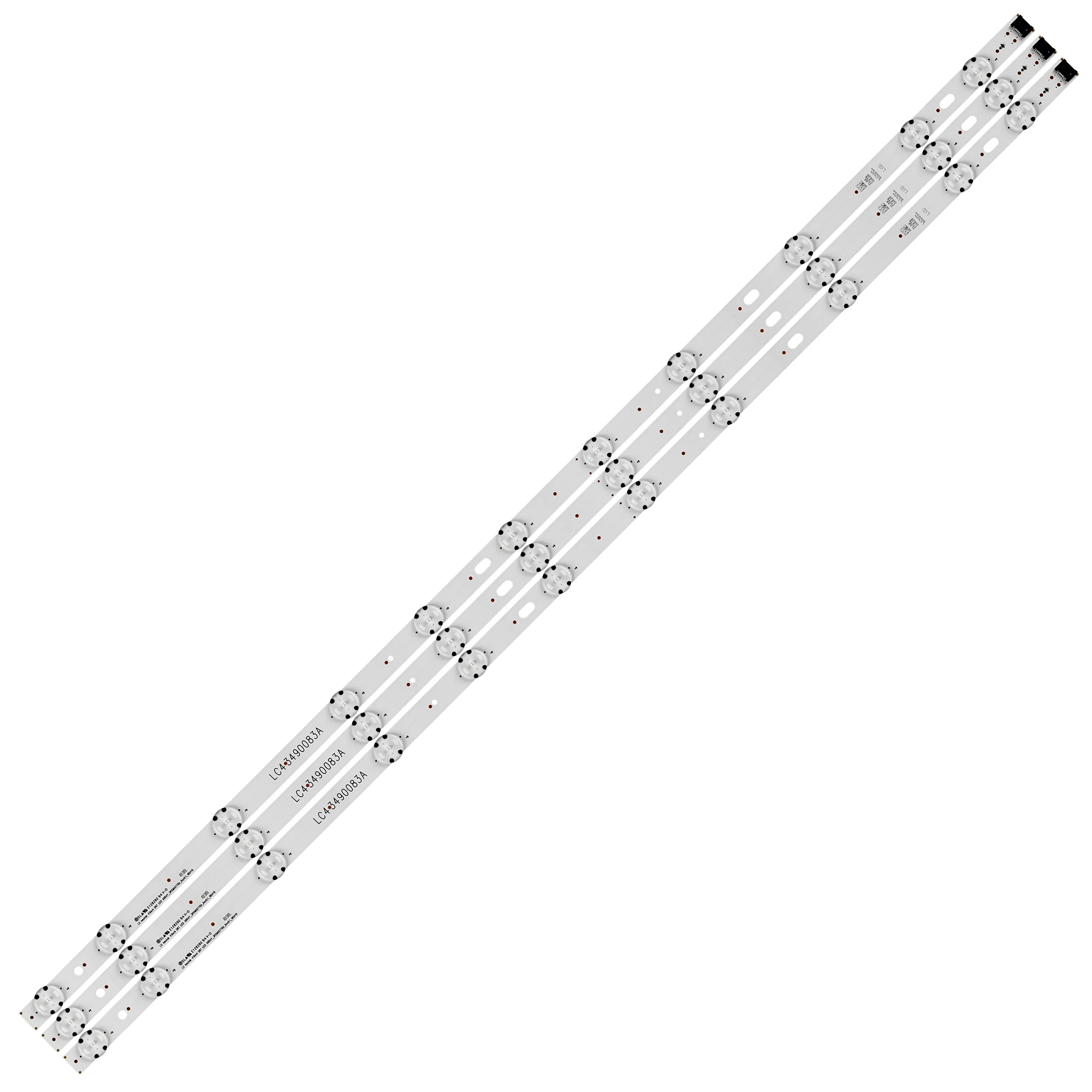 Светодиодная лента для подсветки 830 мм 3 шт. 11 ламп LC43490083A LG Innotek 43 дюйма DRT LED ARRAY