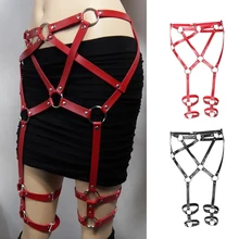 Женщины талии ноги ремень-подвязка пояс высокие бедра чулки с подтяжками Клубная одежда