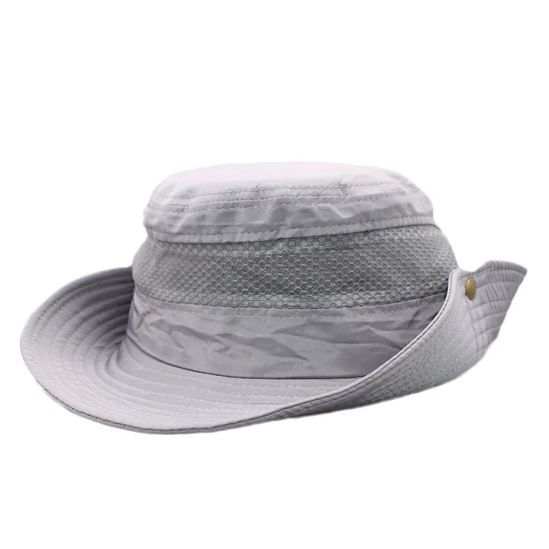 Mens Fishing Cap Sun Boonie Hat 
