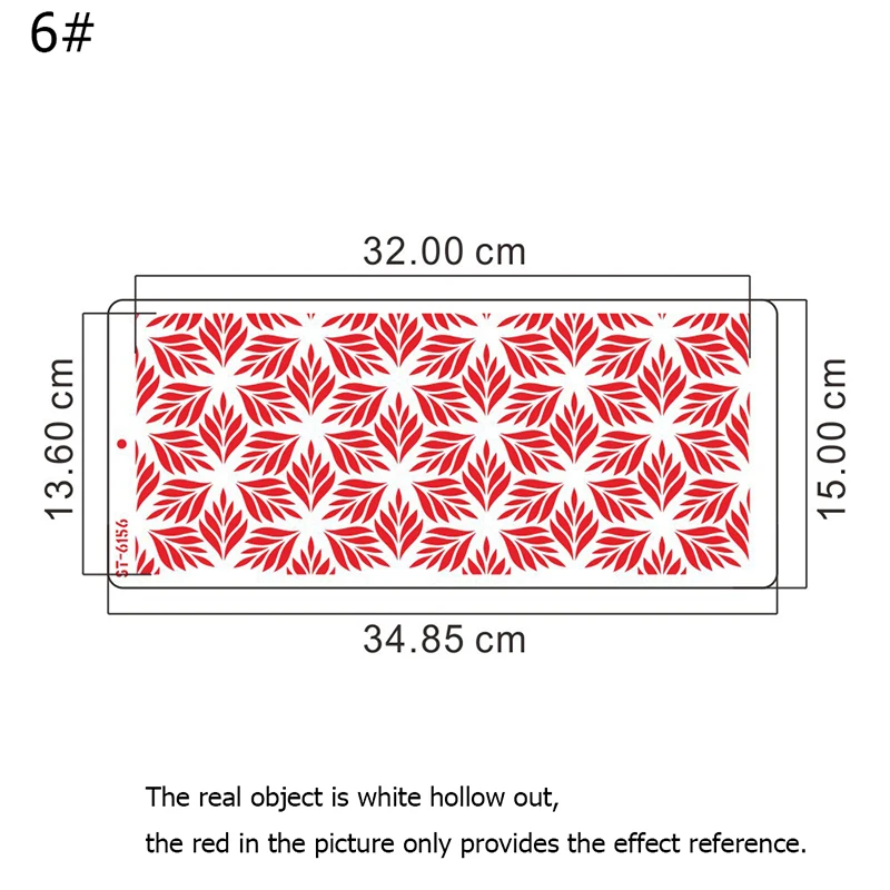 Travelwant 3Packs Wedding Cake Stencil Template,Wheat Spike Pattern Cake Stencil Mold Plastic Spray Lace Cake Stencils Template Drawing Mould,Cake