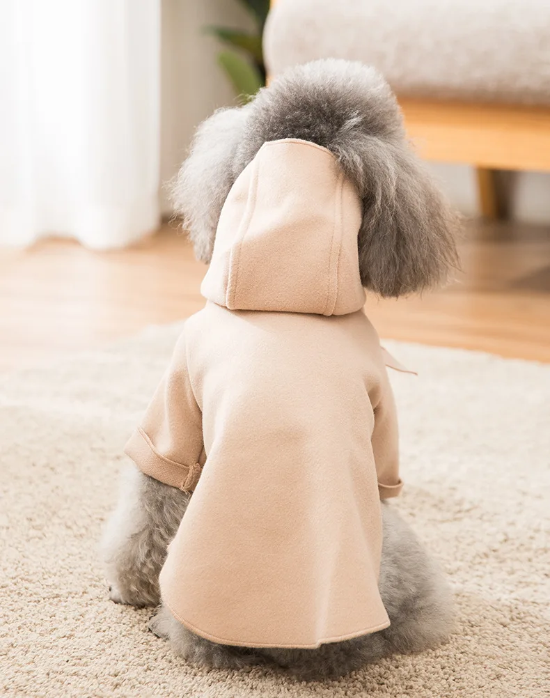 

Warm Coats for Dogs Autumn and Winter Thick Cotton Padded Two Feet Pet Clothing Yellow Pink Colors Dog Clothes for Small Dogs