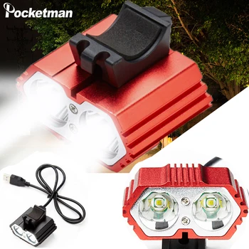 

6000LM 4 X CREE XM-L T6 LED USB Waterproof Lamp Bike Bicycle MTB Bike Light Front Headlight and Bicycle Light Built-in Battery