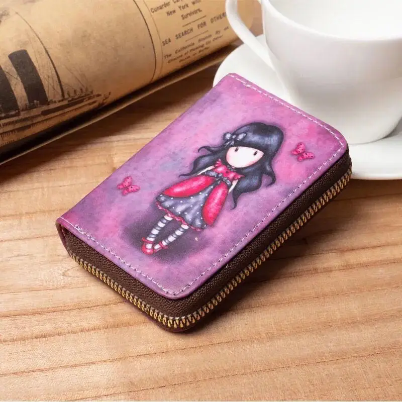 Card Wallet Cartoon pattern wallet card bag coin purse Card Holder Passport Cover Credit Card Holder Wallet Card Tarjetero Rfid