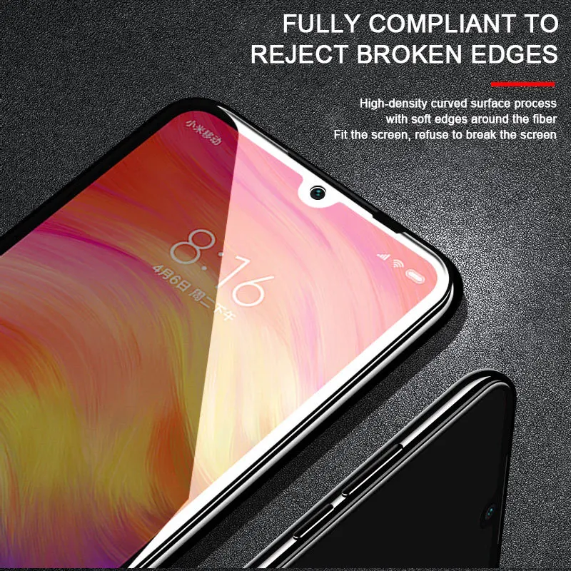 40D закаленное стекло для Xiaomi Redmi note 5 6 7 Pro защита экрана на Redmi 6A 8 Pro защитное стекло на Redmi note 7