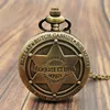 Sculpture Sheriff Deputy Design Vintage Quartz Pocket men Vintage FOB Watch Children Gifts for men Pendant Necklace Souvenir ► Photo 1/5