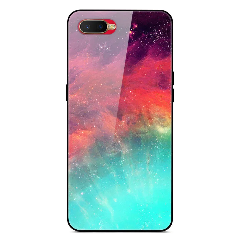 Enhanced Painted Tempered Glass Back Cover - Hard Protective Phone Case