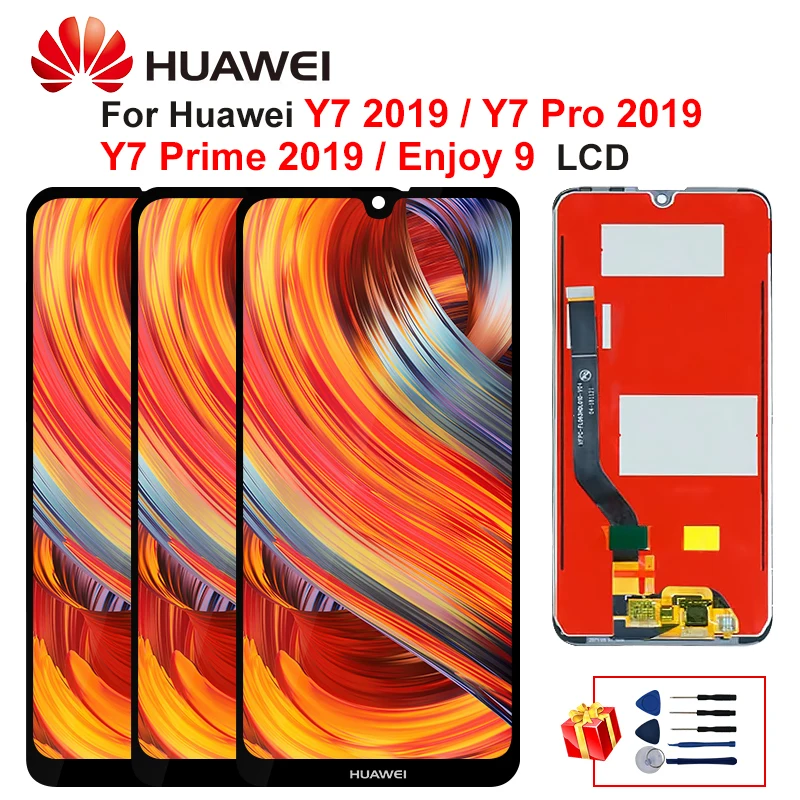 6 26 &quotдля Huawei Y7 2019 ЖК дисплей Pro экран дигитайзер Запасные части для prime Enjoy 9|Экраны