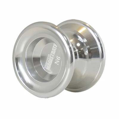 MAGICYOYO N6 магистрат Алюминий из легированного металла йо-йо D51.3mm Ширина 41,3mm 8-шариковый подшипник с веревкой YO-YO игрушки подарок для детей - Цвет: Silver