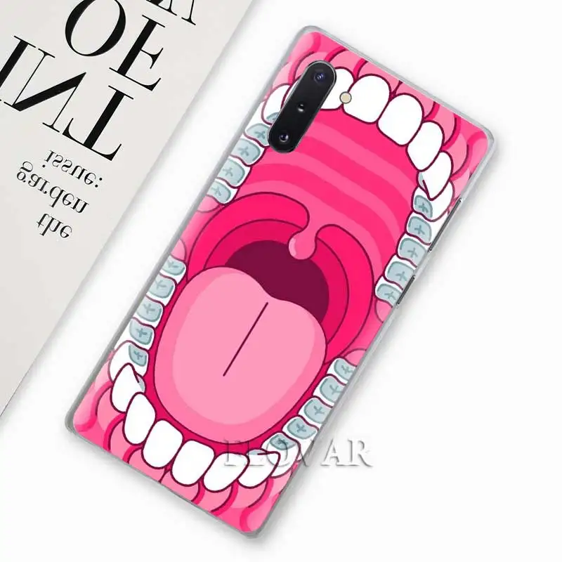 Dentist Teeth Tooth Phone Cases for Samsung Galaxy Note 10 S10 Plus 5G S10e A30 A40 A50 A60 A70 M40 Hard Cover Coque