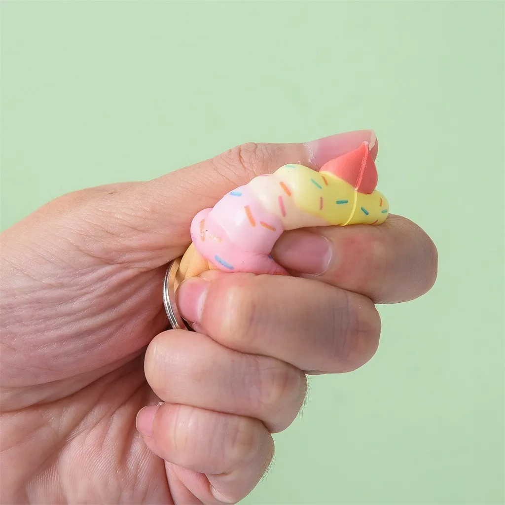 Детские игрушки Kawaii очаровательные мороженое торт ароматический крем медленный брелок снятие стресса игрушка Новое поступление дешевые и забавные маленькие