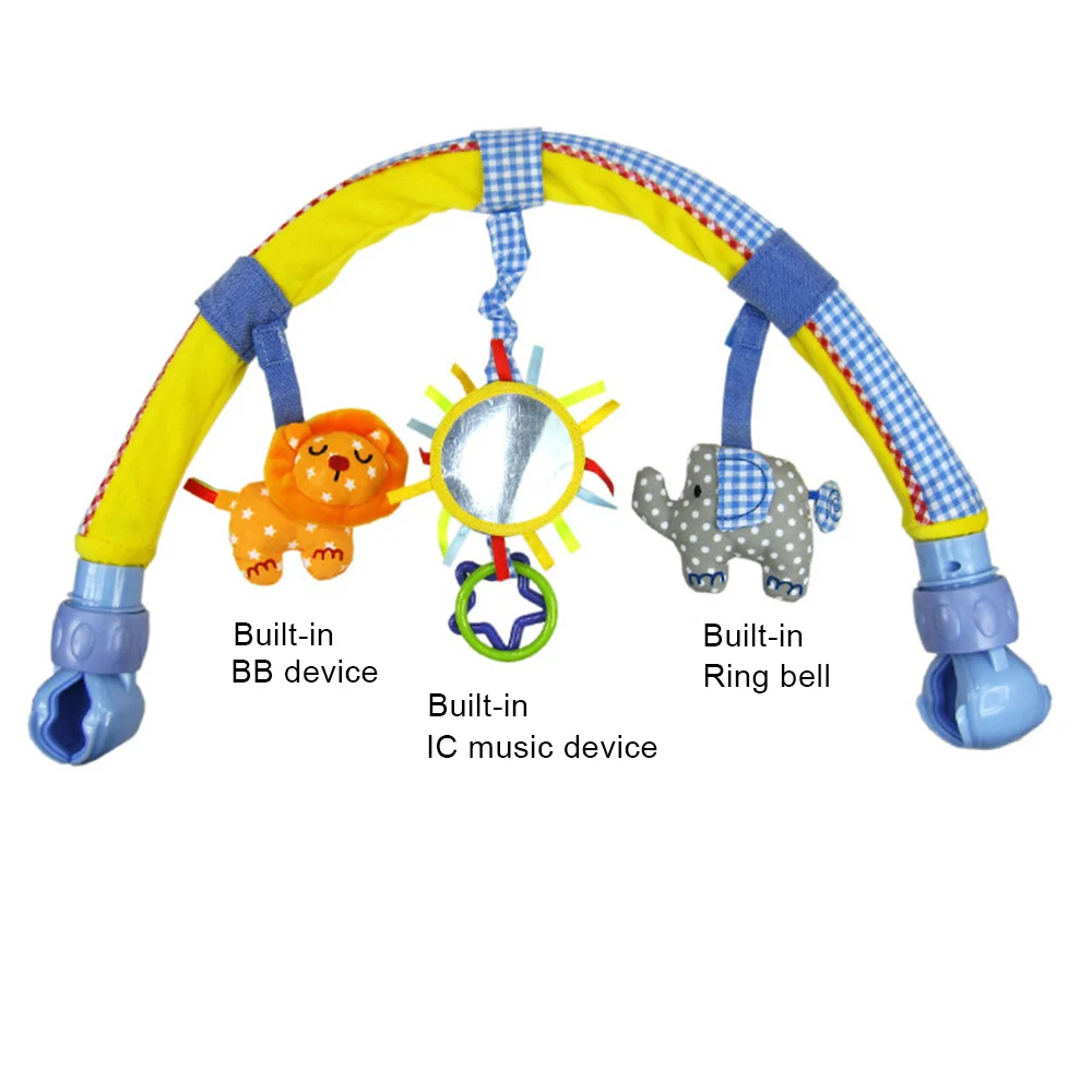 Милые детские игрушки-погремушки, детская коляска, автомобильный зажим, подвесная игрушка, детская коляска, игрушка для новорожденных, мобильные Развивающие игрушки 0-12 месяцев - Цвет: PJ3335I