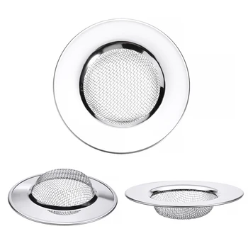 

7.5cm Stainless Steel Drain Hair Catcher Stopper Shower Drain Hole Filter Trap Sink Strainer Bathroom Kitchen Accessories