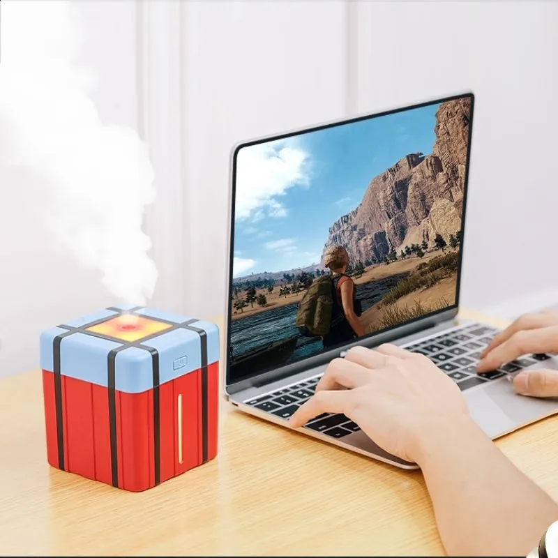PUBG прямая коробка увлажнитель ультразвуковой милый воздуха USB/батарея