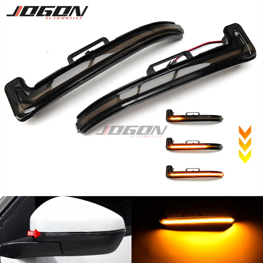 LED Dynamic Side Mirror Indicator Sequential Light For Peugeot 3008 5008 2017-2020 Car Light For Citroen C5 Aircross 2017-2020