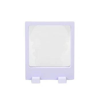 

3D Jewelry Display Stand Durable Coin Presentation Anti Slip Square Portable Floating Frame Unique Organizer Protector For Badge